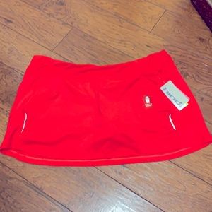 Hind Coral Stretchy Skort